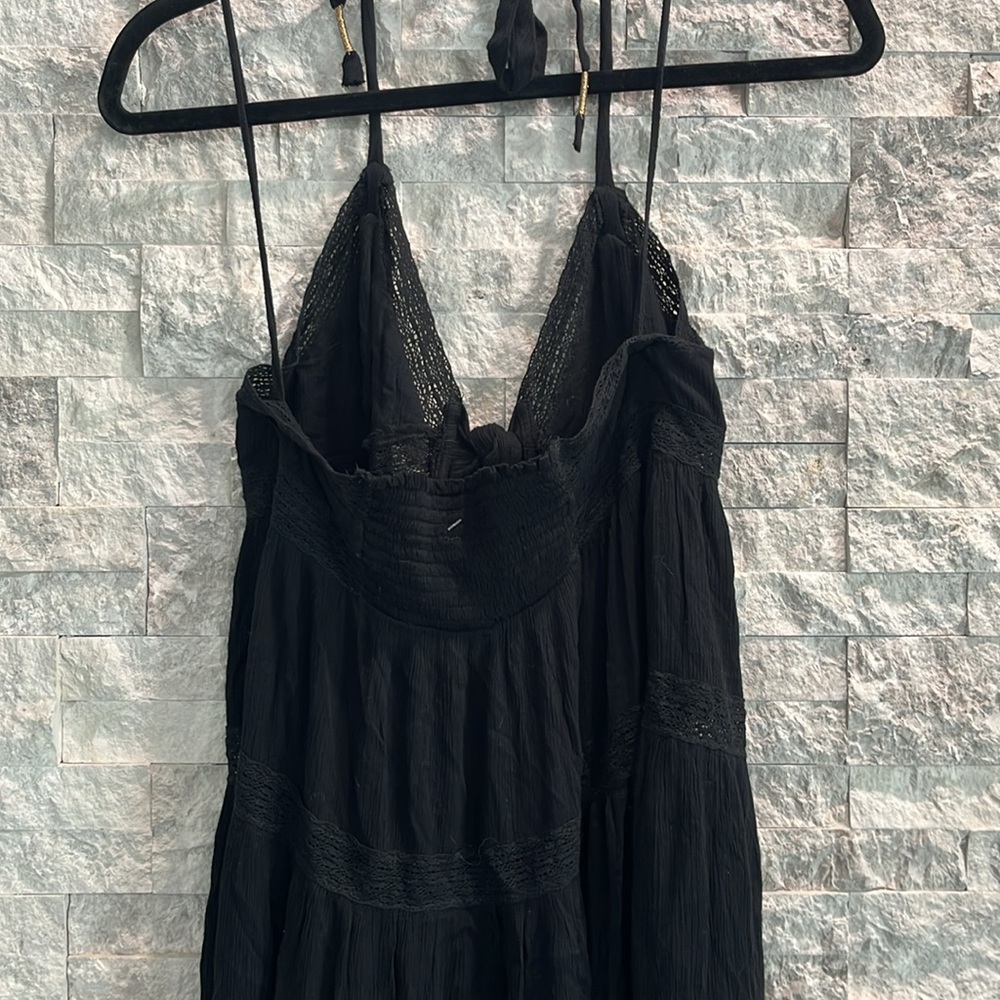 Free People Black Maxi Top Sz-S - Picture 15 of 15